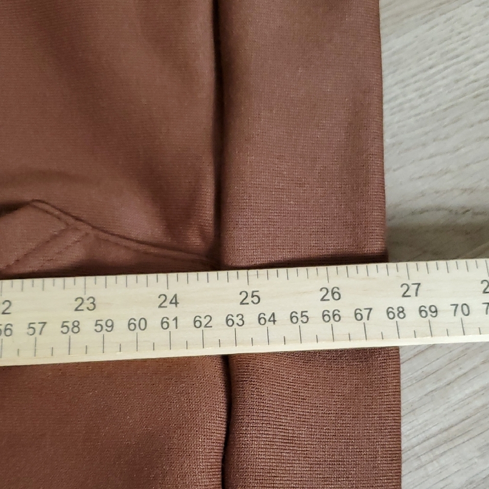 Women's Brown Zip-Up Hoodie Sweatshirt Cabincore Women's Large - Picture 7 of 8
